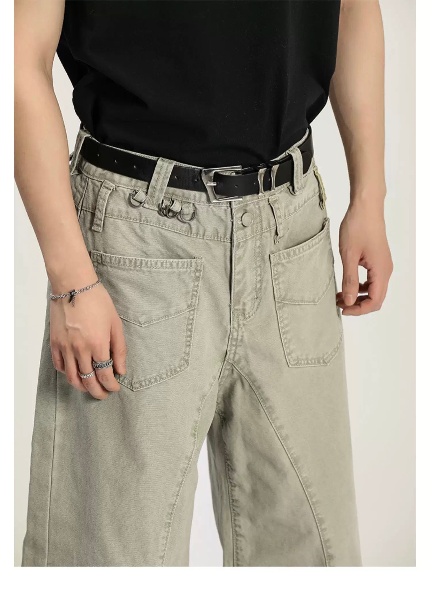 Men’s Vintage American Straight-Leg Cargo Pants FE0343