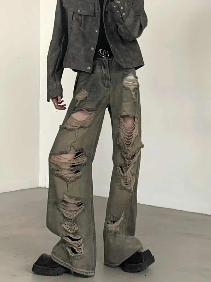 VINTAGE WASHED HIGH STREET JEANS FE0441