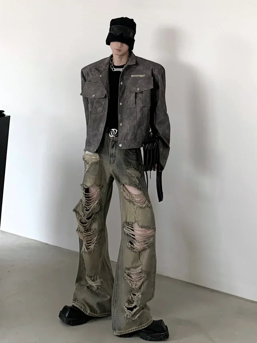 VINTAGE WASHED HIGH STREET JEANS FE0441