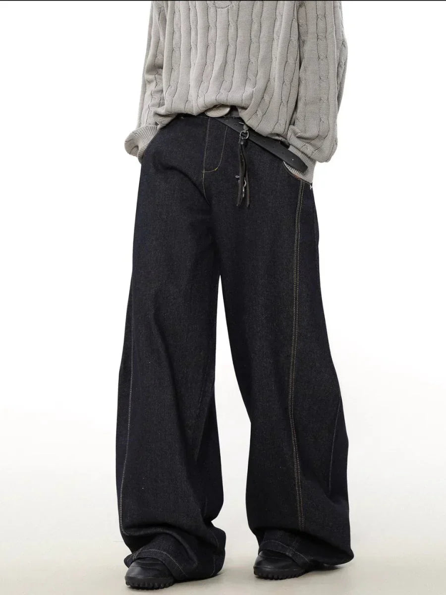 WIDE-LEGGED LOOSE JEANS FE0111