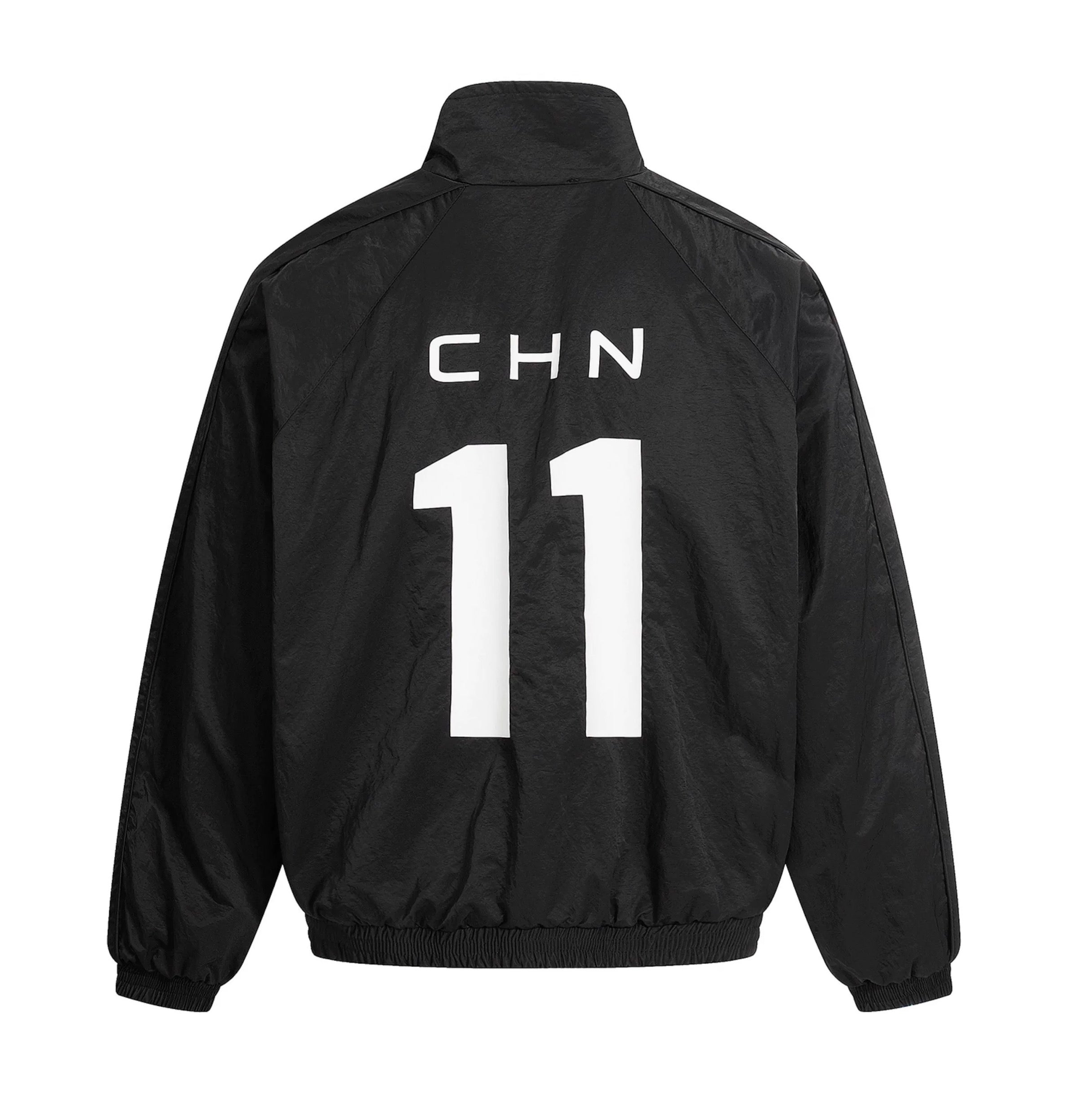 American Letter Print Jacket – Vintage Streetwear Varsity Zip Jacket FE0070