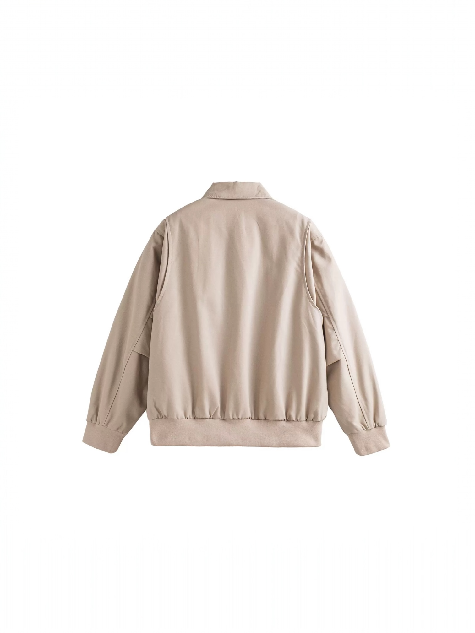 ZIP-FRONT COLLARED JACKET FE0502