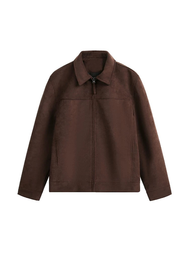 FAUX SUEDE HIP-HOP JACKET FE0512