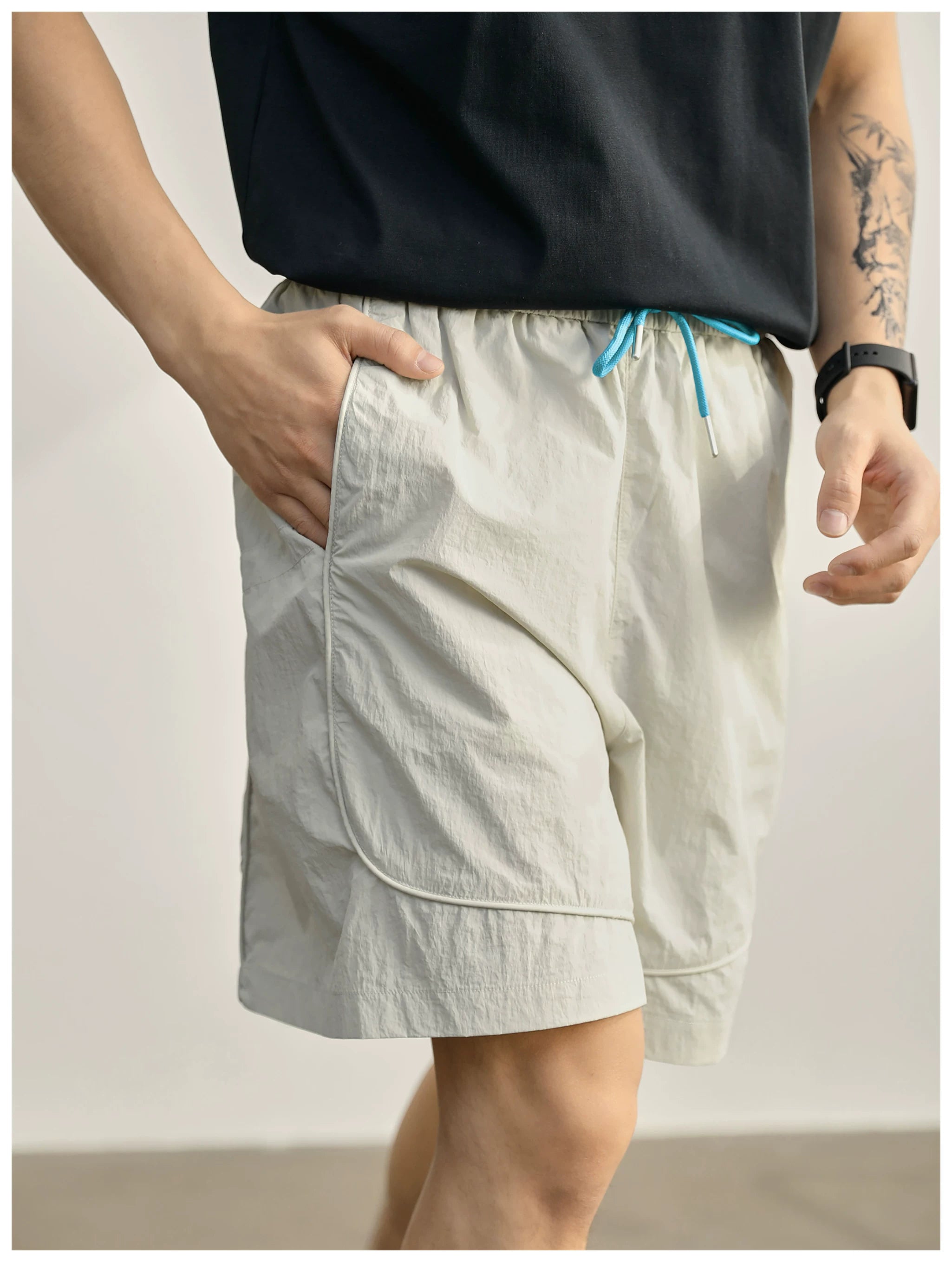 Outdoor sunscreen non-sultry loose straight shorts FE0735