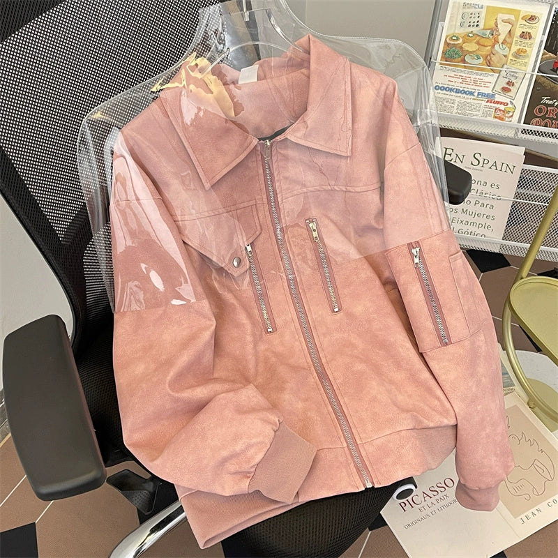 New leather jacket FE0246