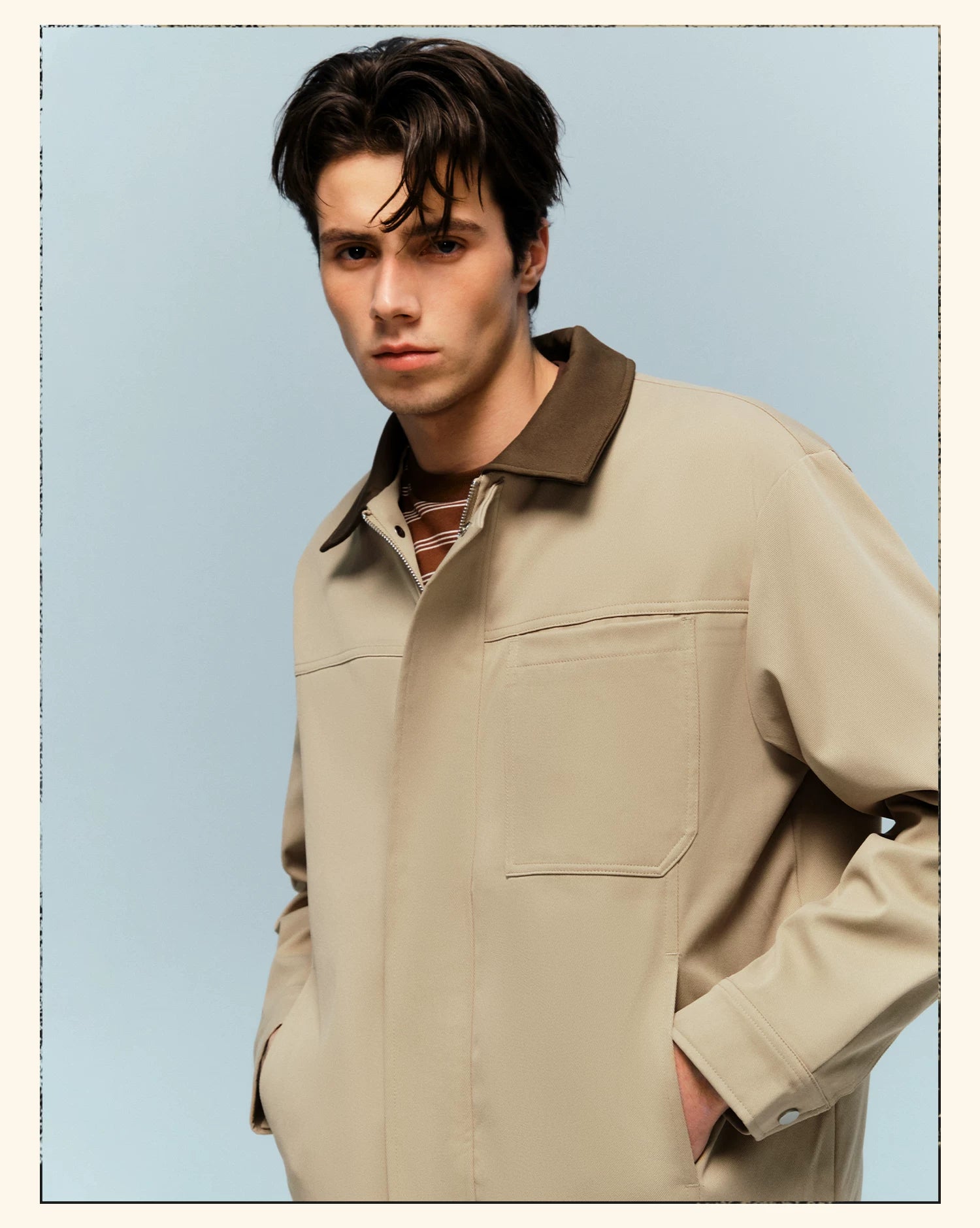 Spring new loose coat FE0706