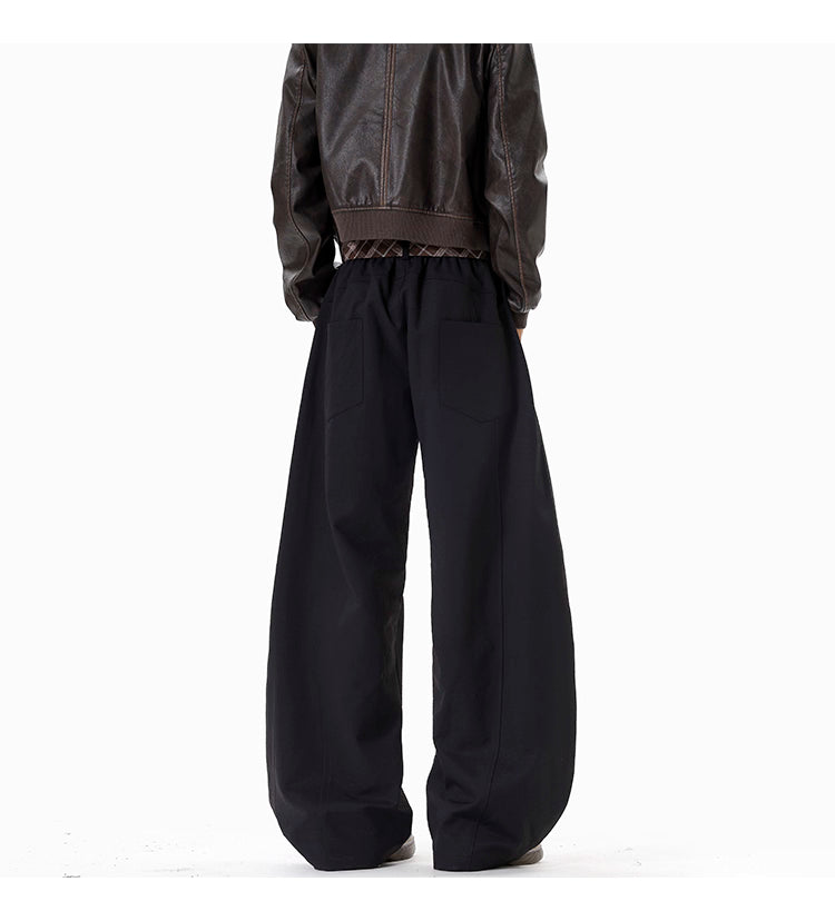 DRAPE SABER-CUT TROUSERS FE0507
