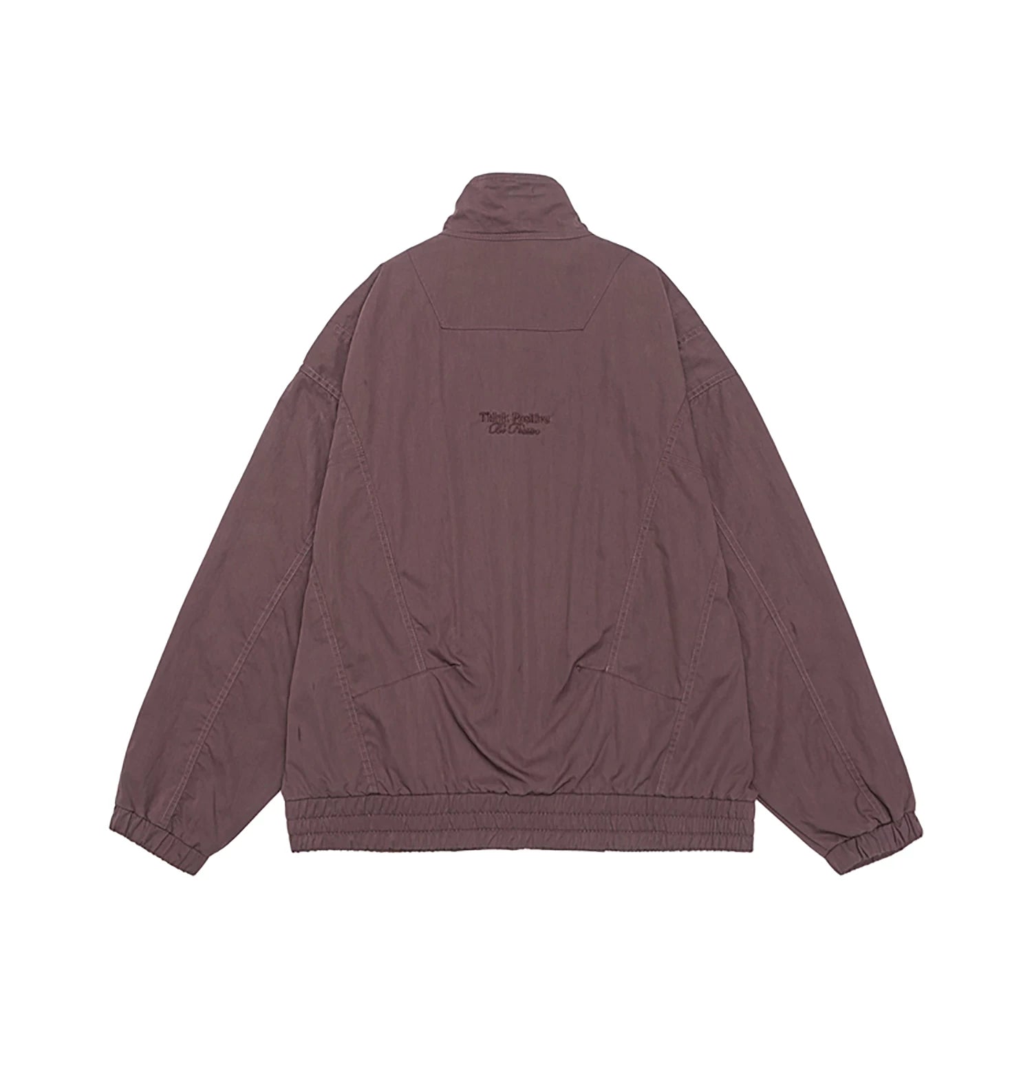 Slant lapel mercerized blue jacket FE0712
