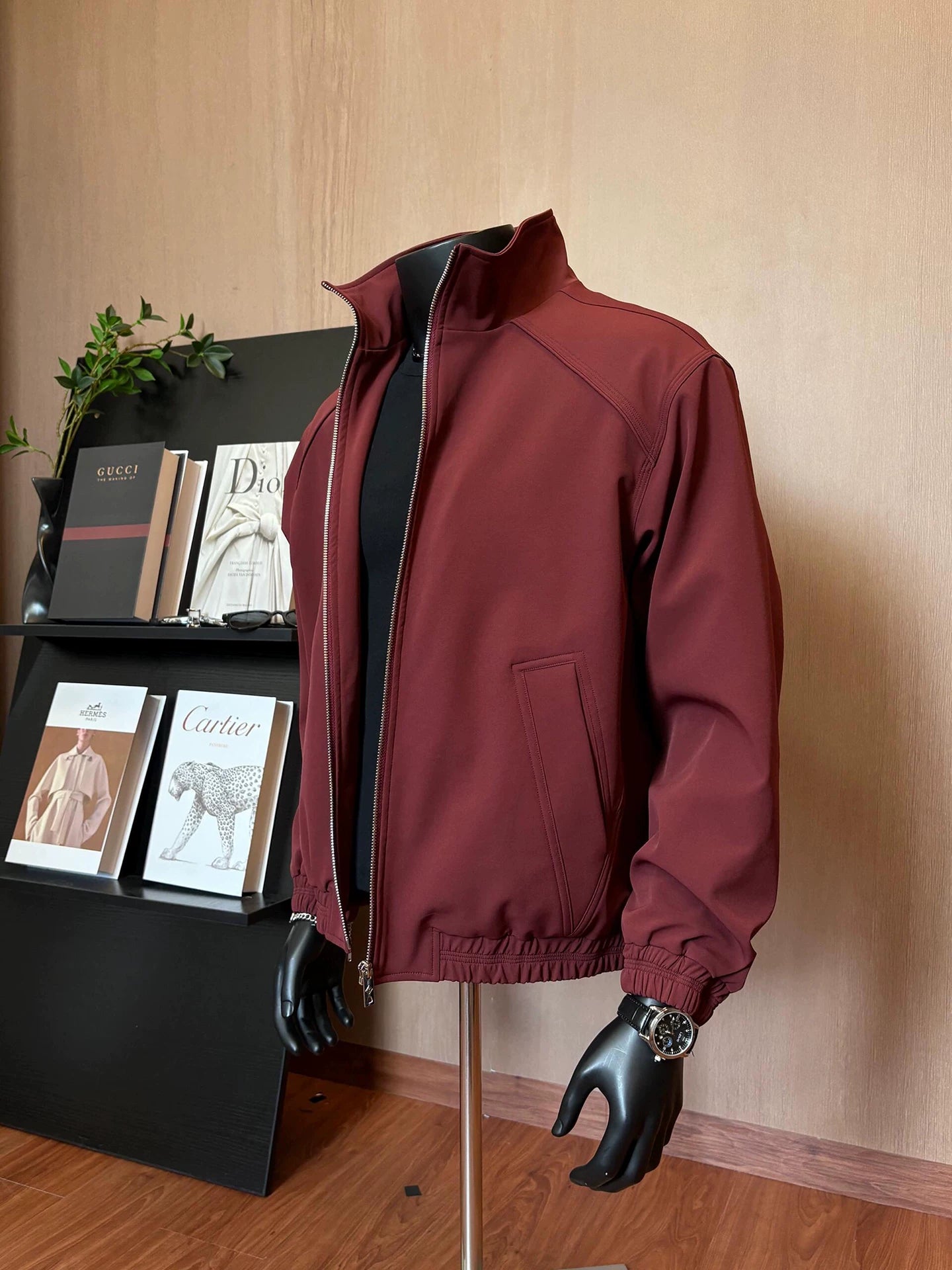 Men's spring American deconstruction stand-up collar baseball jersey FE0705