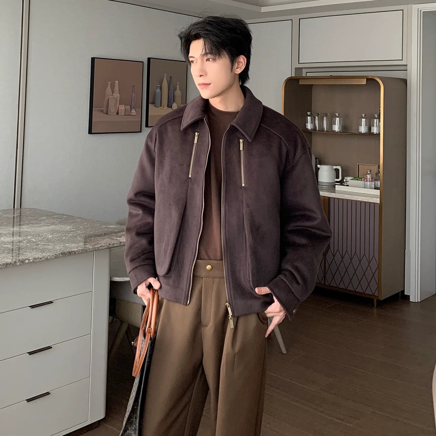 Removable liner down jacket FE0242
