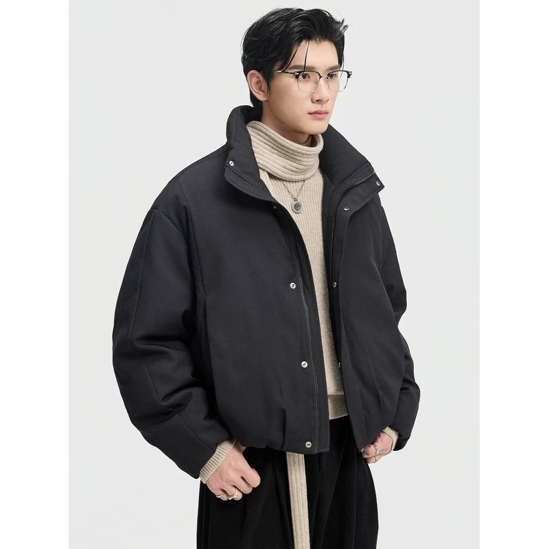 Winter stand-up collar short down jacket FE0700