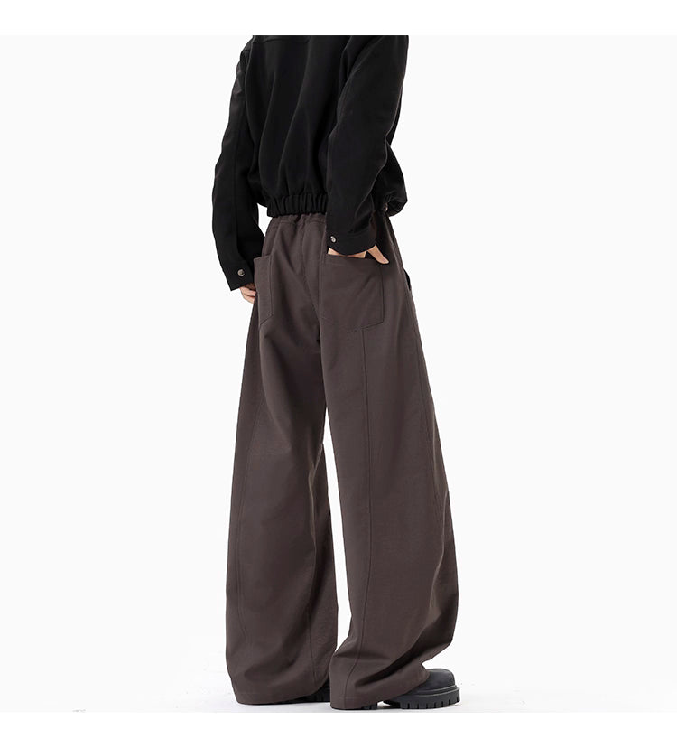 DRAPE SABER-CUT TROUSERS FE0507