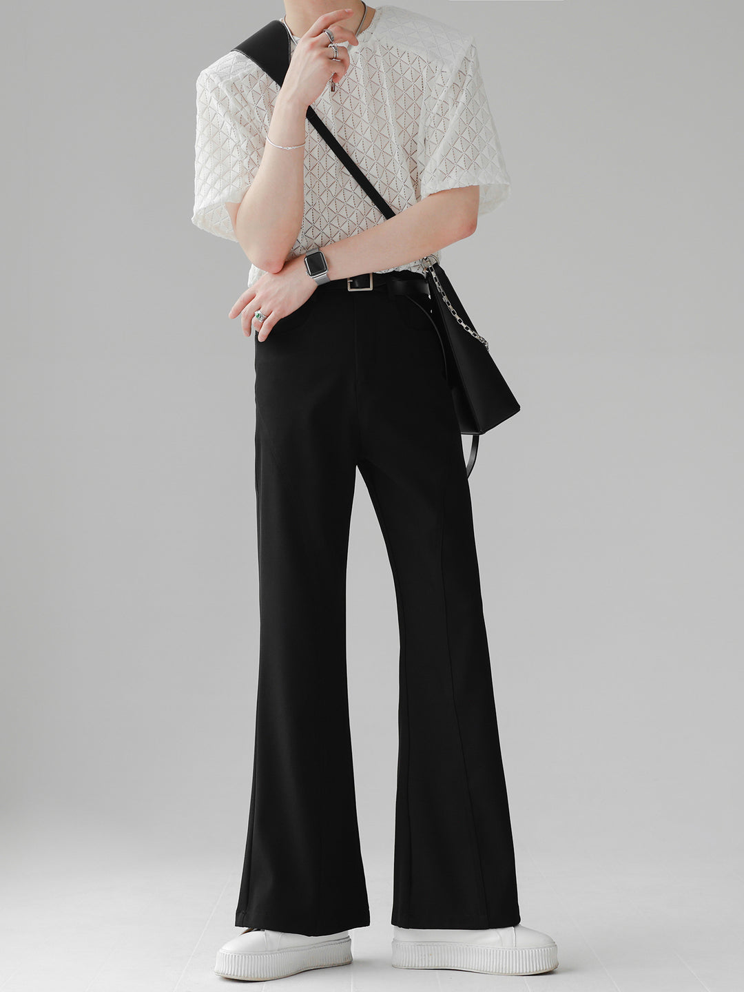 Flare mode pants FE0414