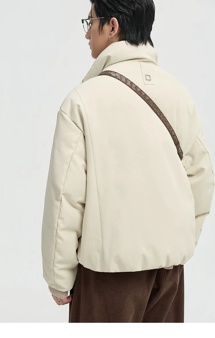 Winter stand-up collar short down jacket FE0700