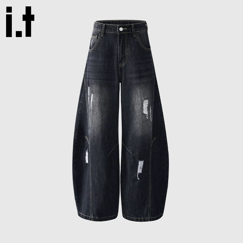 American Wash Wide Leg Jeans FE0447