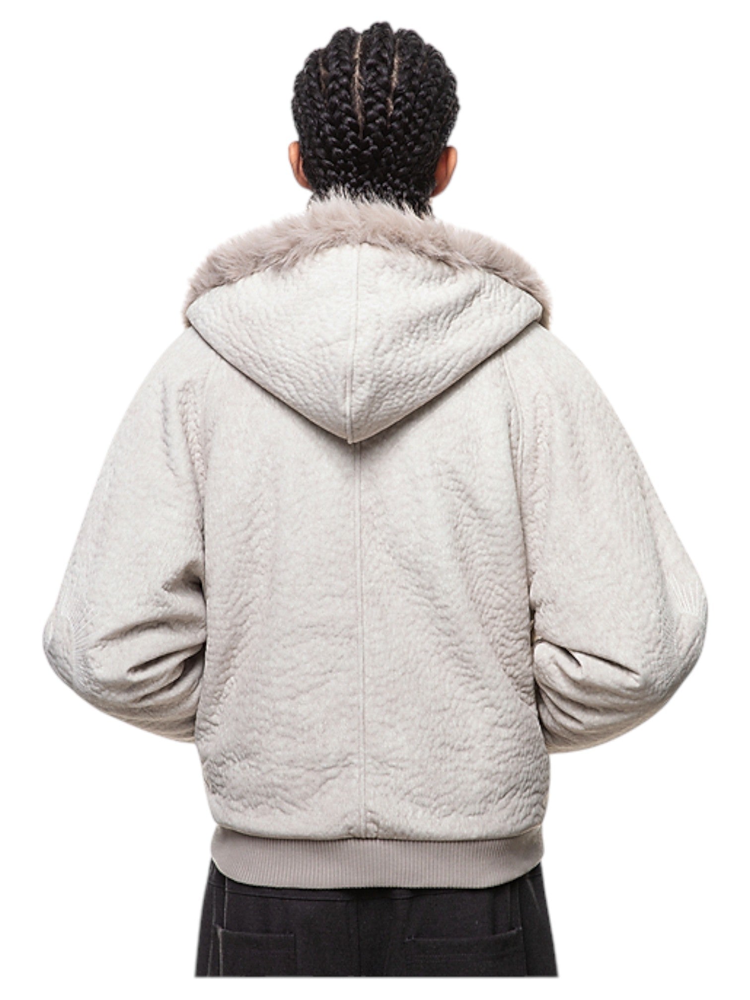 FAUX FUR-COLLAR PADDED JACKET FE0146