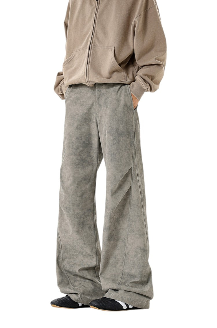 DECONSTRUCTED TIE-DYE SABER TROUSERS FE0508