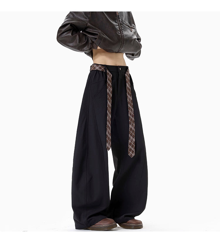 DRAPE SABER-CUT TROUSERS FE0507