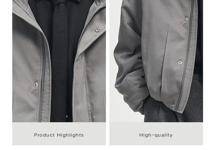 Winter stand-up collar short down jacket FE0700