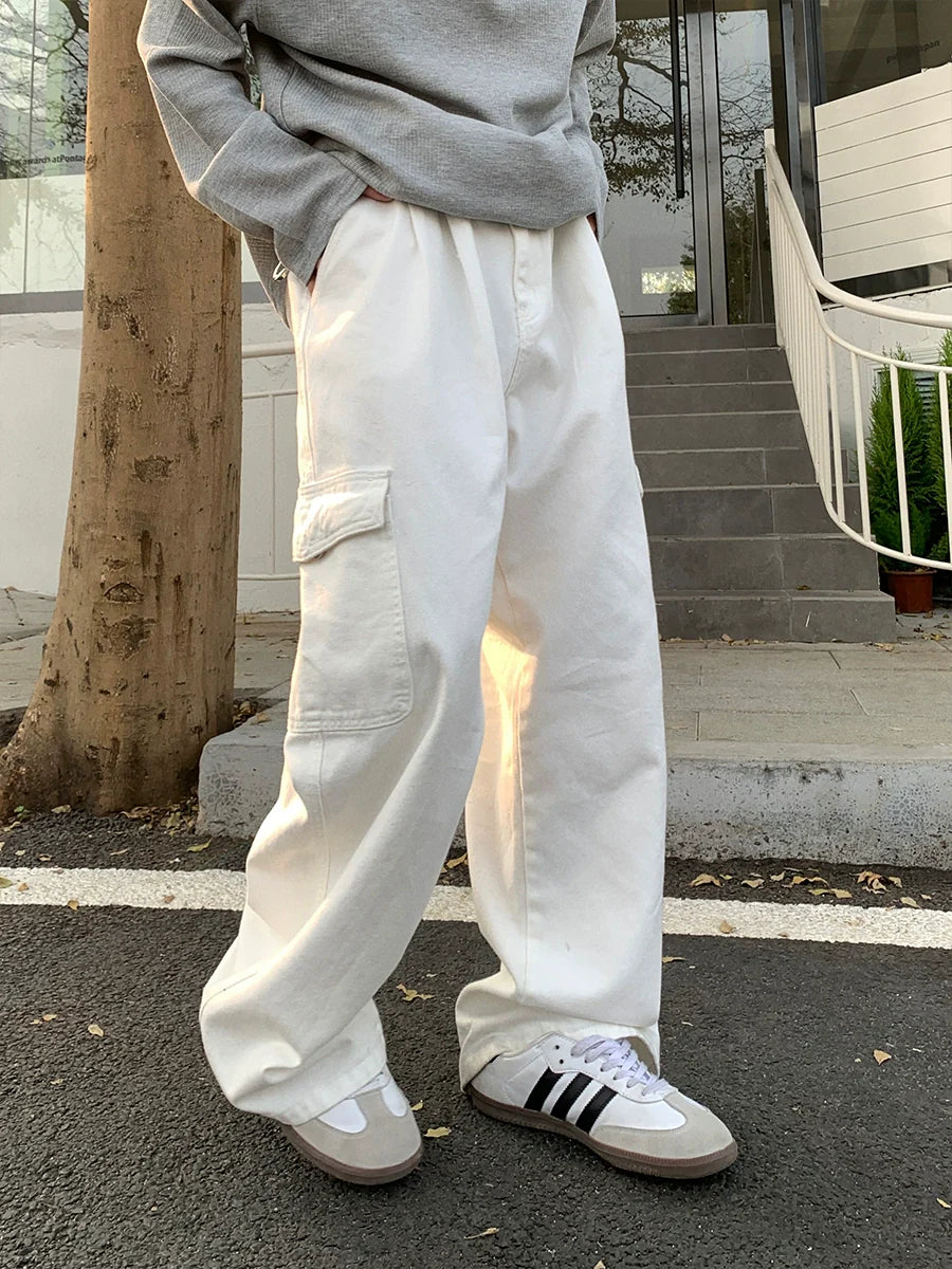 American loose straight overalls FE0688