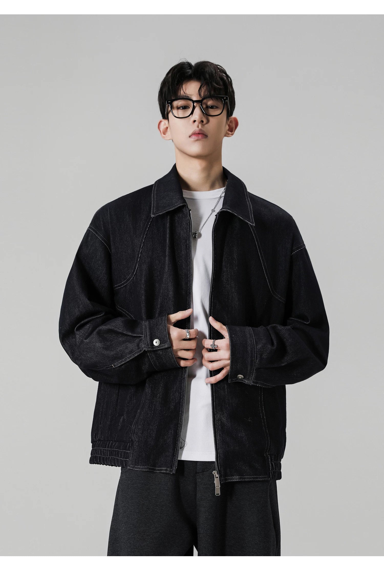 Spring Premium Retro Denim Jacket FE0708