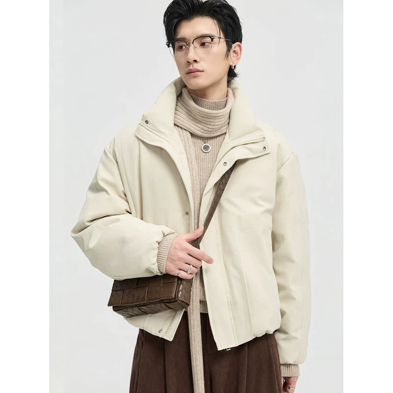 Winter stand-up collar short down jacket FE0700