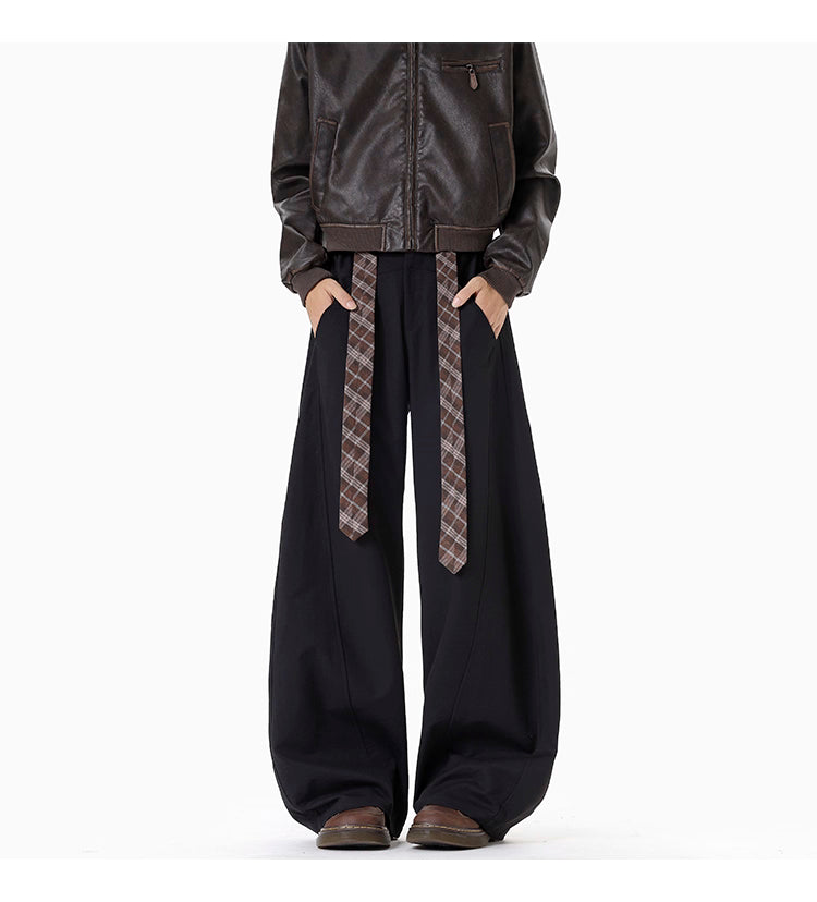 DRAPE SABER-CUT TROUSERS FE0507