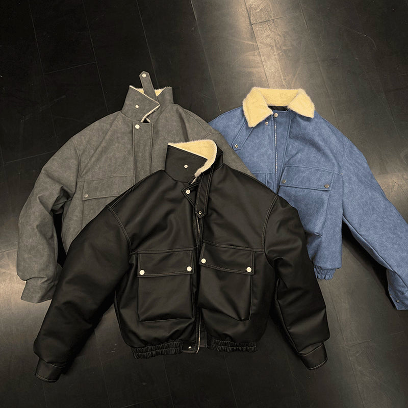 FUR-COLLAR CLEANFIT JACKET FE0147