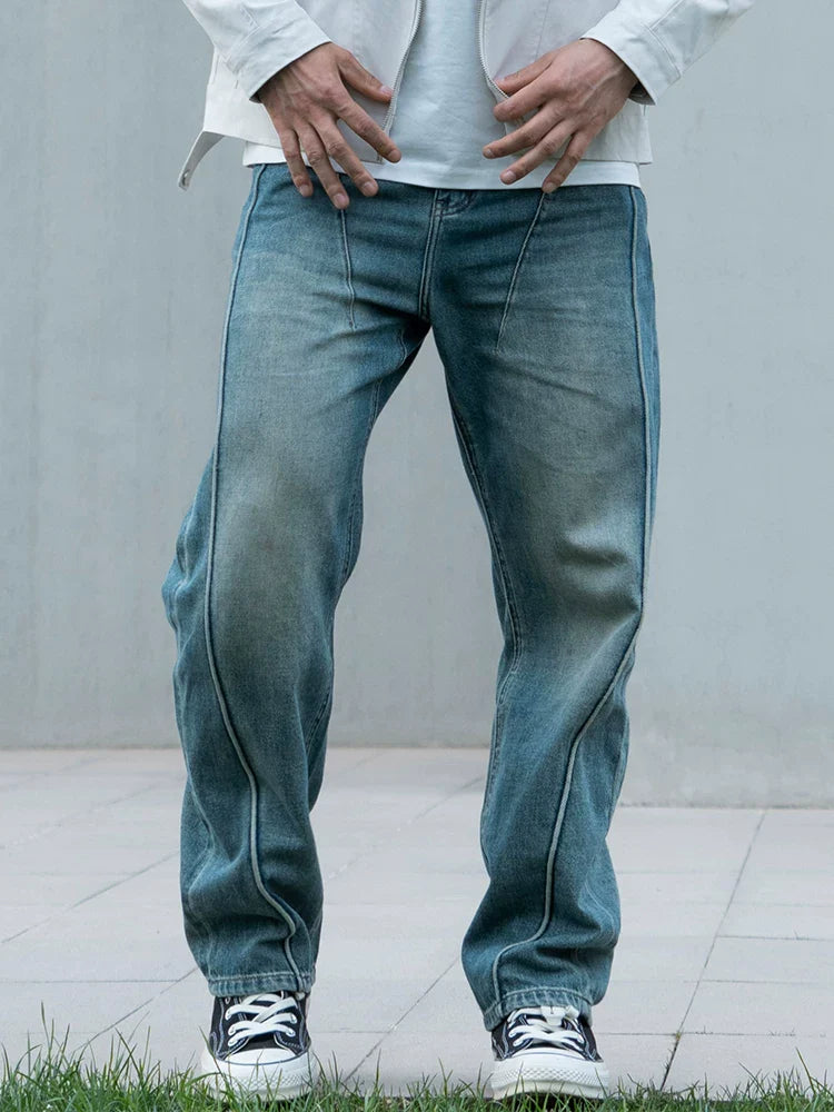 American retro washed jeans FE0256