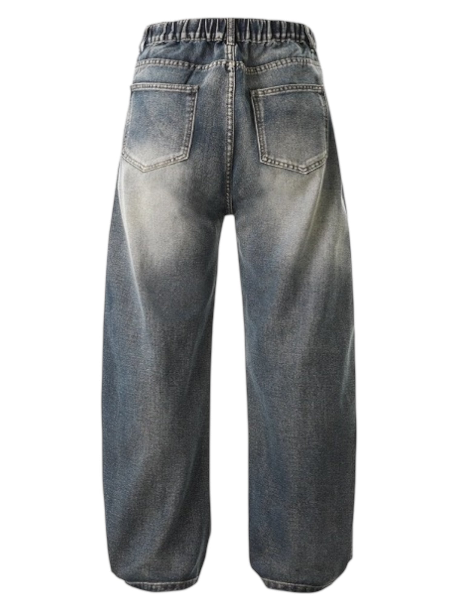 WASHED SABER-CUT JEANS FE0134