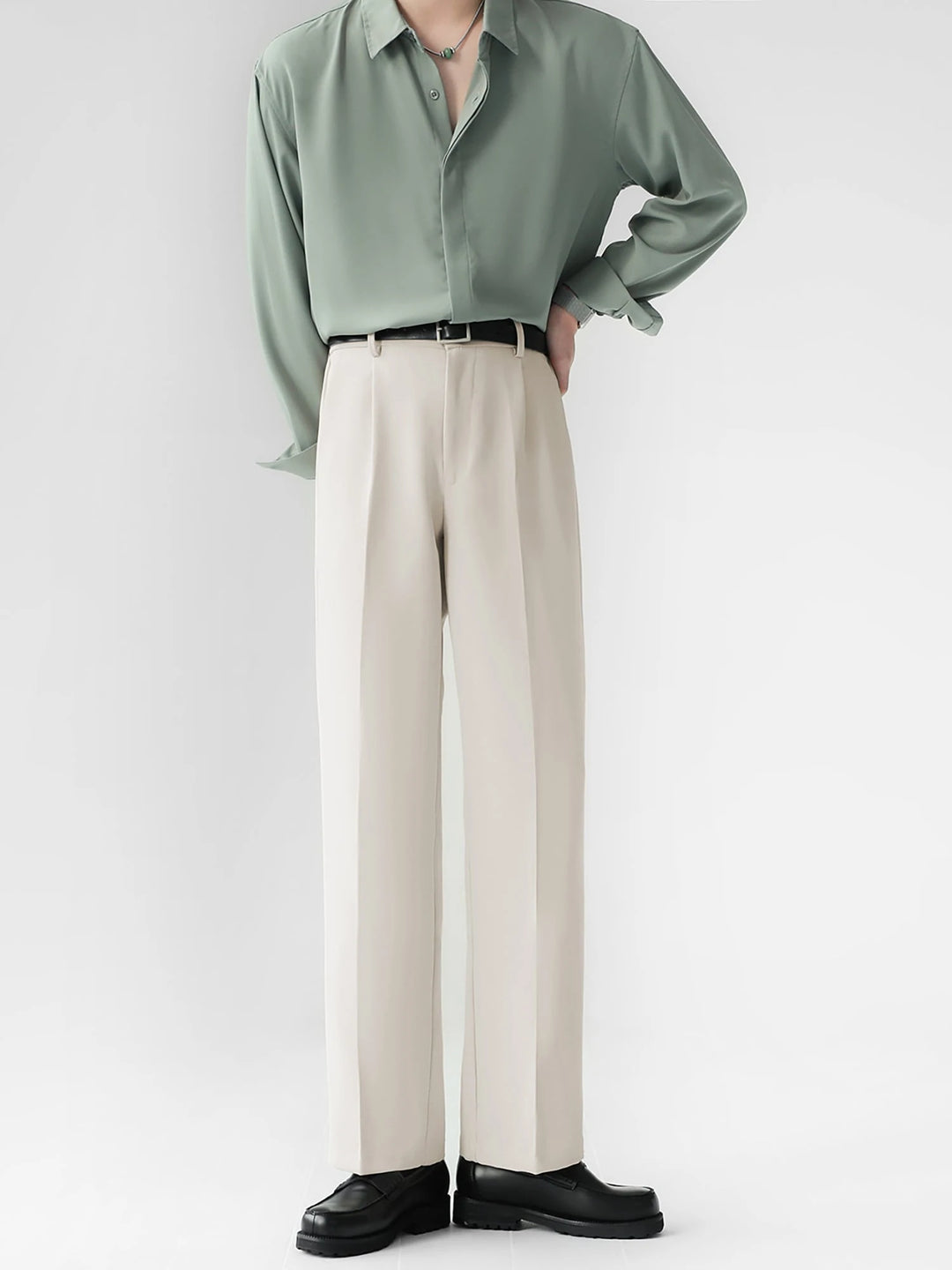 Straight slacks pants FE0101