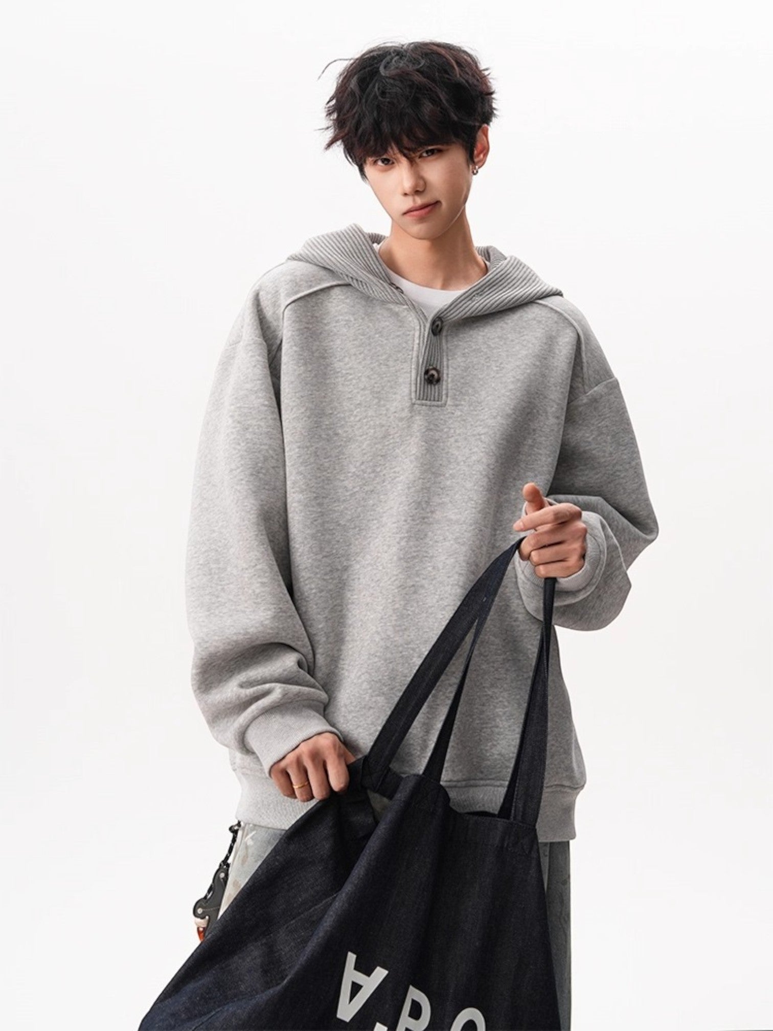 HEAVY KNIT HOODIE FE0131
