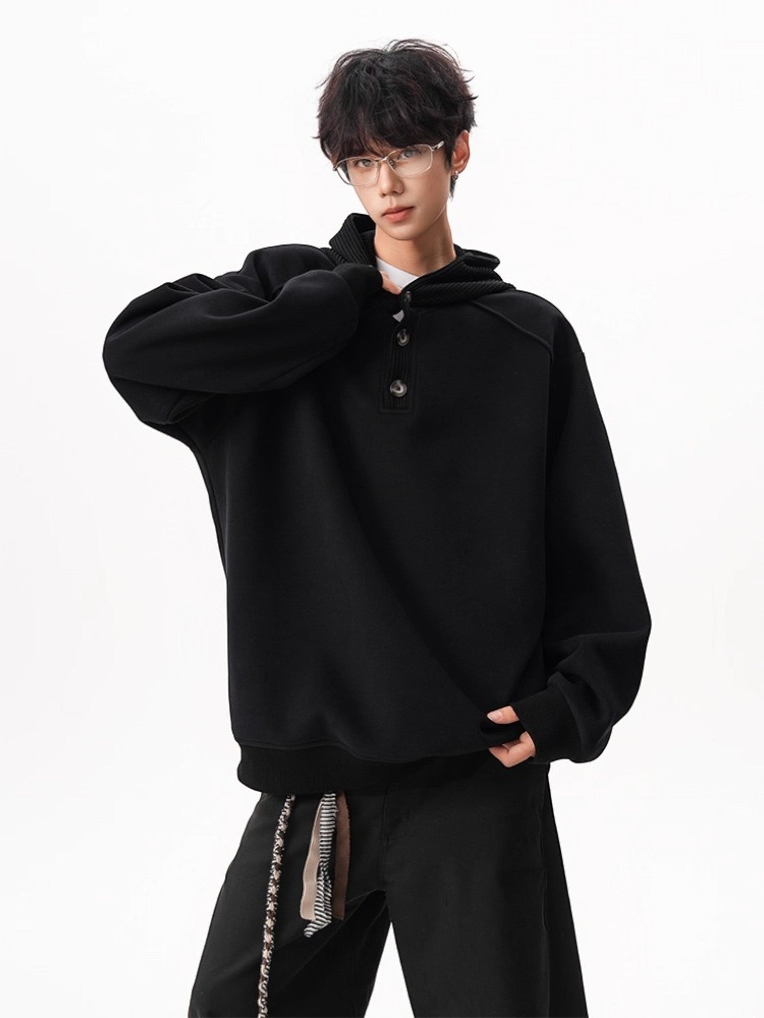 HEAVY KNIT HOODIE FE0131