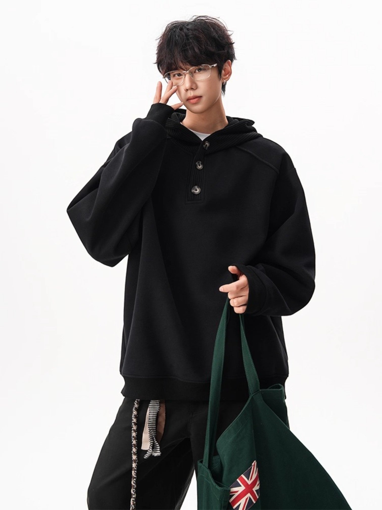 HEAVY KNIT HOODIE FE0131
