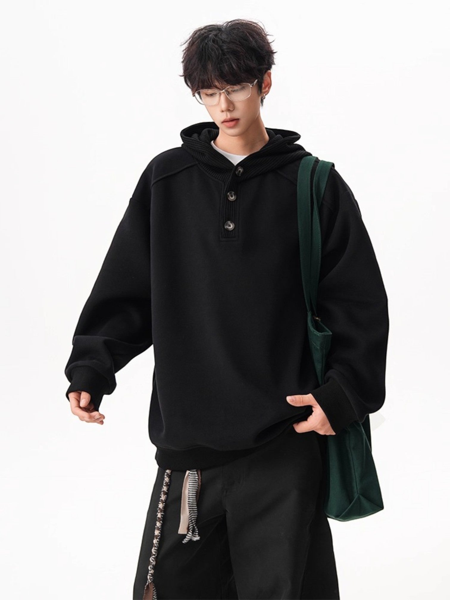 HEAVY KNIT HOODIE FE0131