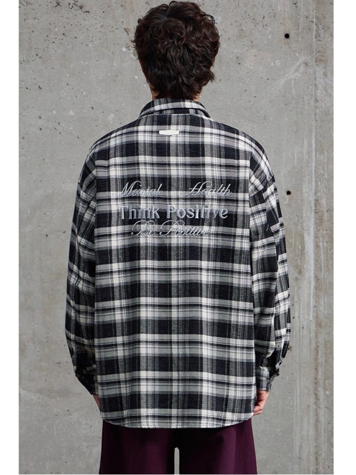 EMBROIDERED PLAID shirt FE0503