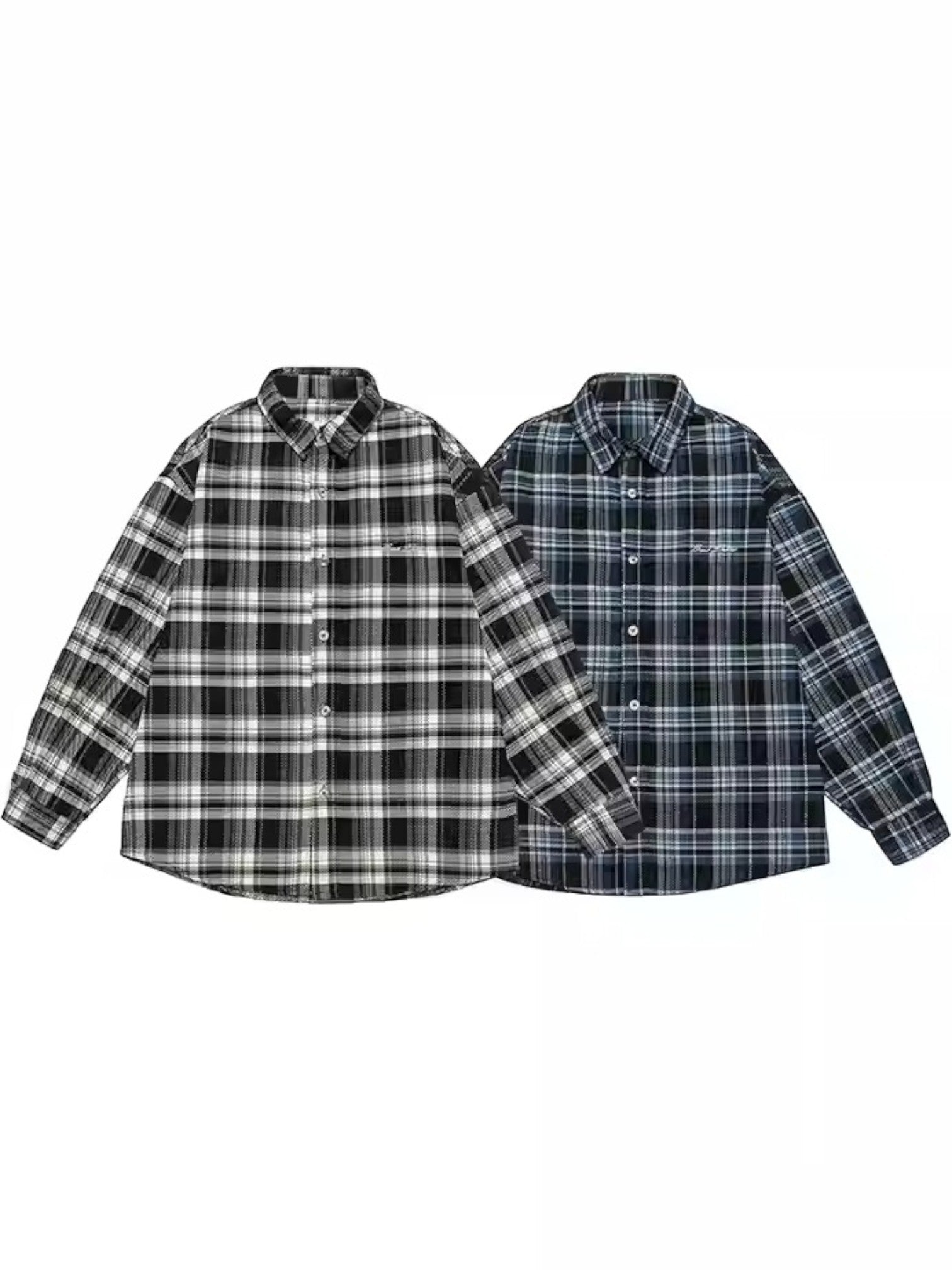 EMBROIDERED PLAID shirt FE0503