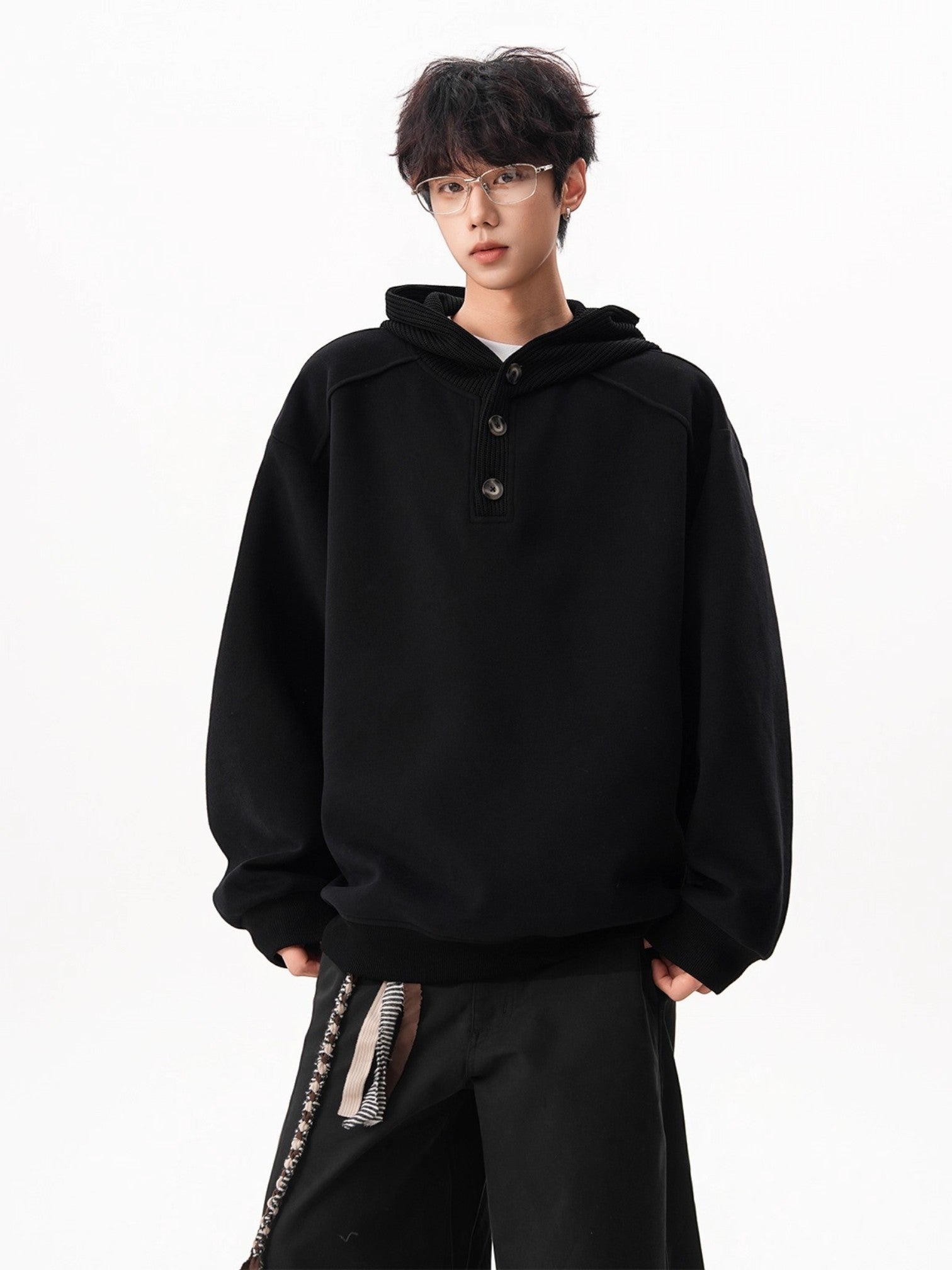 HEAVY KNIT HOODIE FE0131
