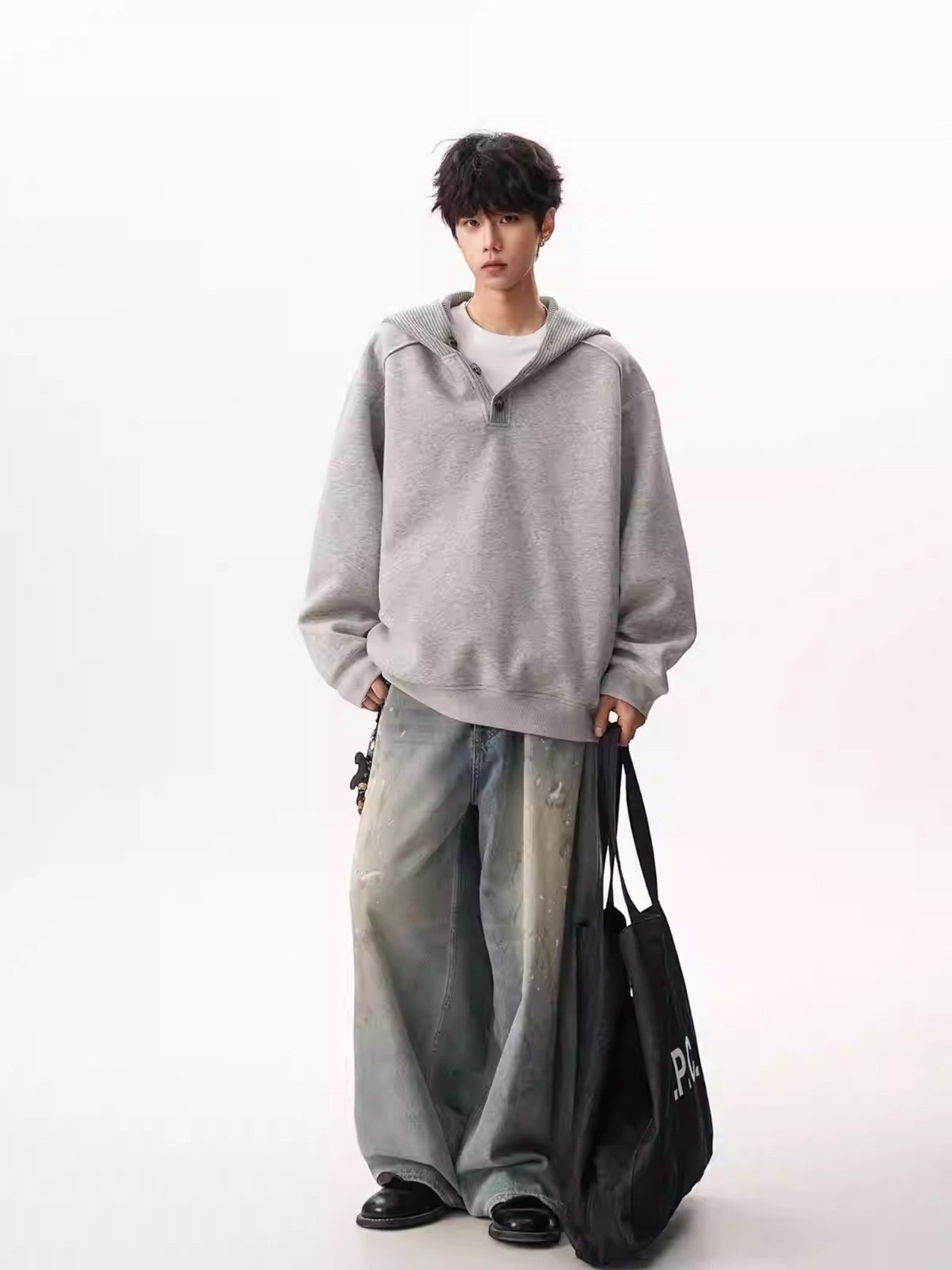 HEAVY KNIT HOODIE FE0131