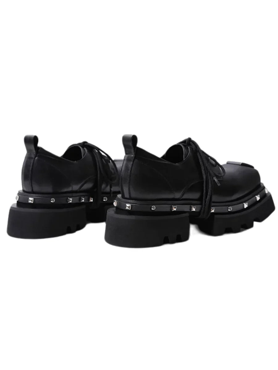 DESIGN SQUARE HEAD DERBY SHOES S021