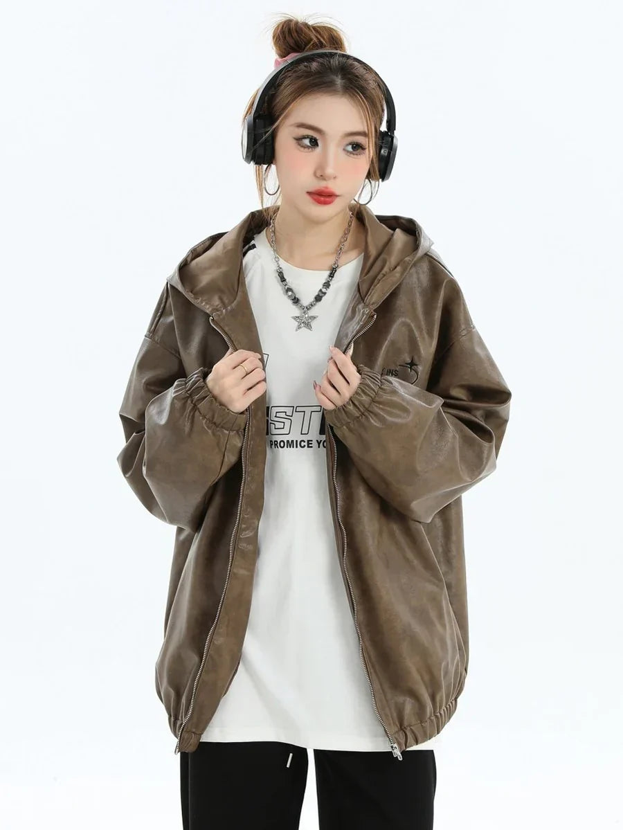 PU LEATHER JACKET FE0481