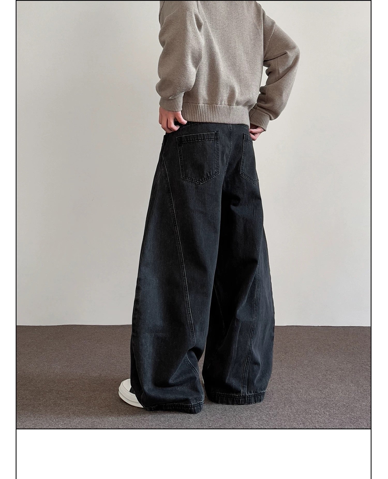 Men’s American Vintage Wide-Leg Denim Jeans FE0378