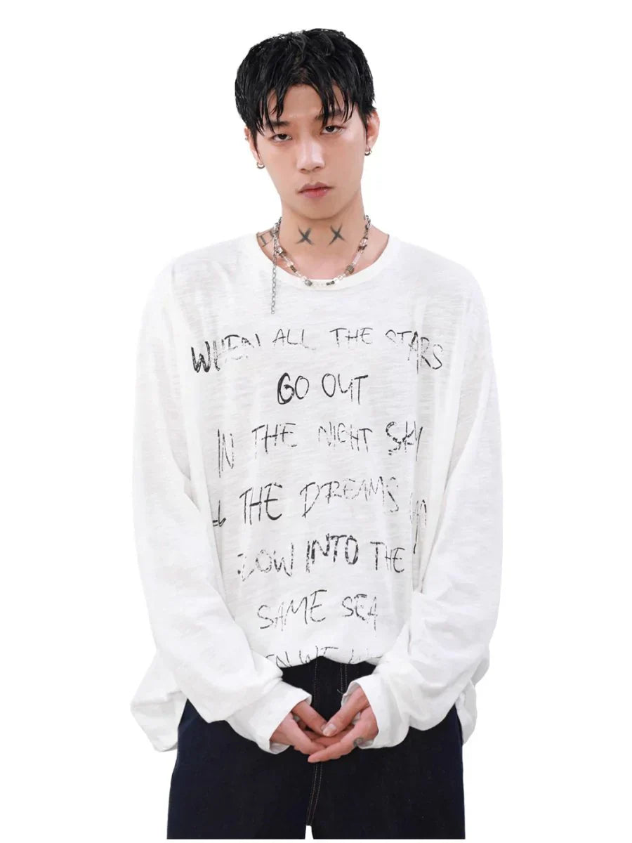 [MRNEARLY] LONG-SLEEVED T-SHIRT FE0539