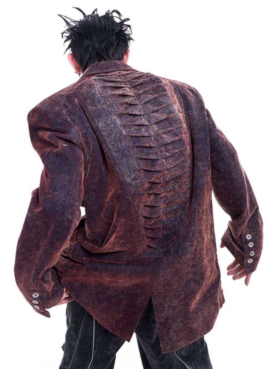 [STARTEXCEEDEND] denim suit jacket FE0605