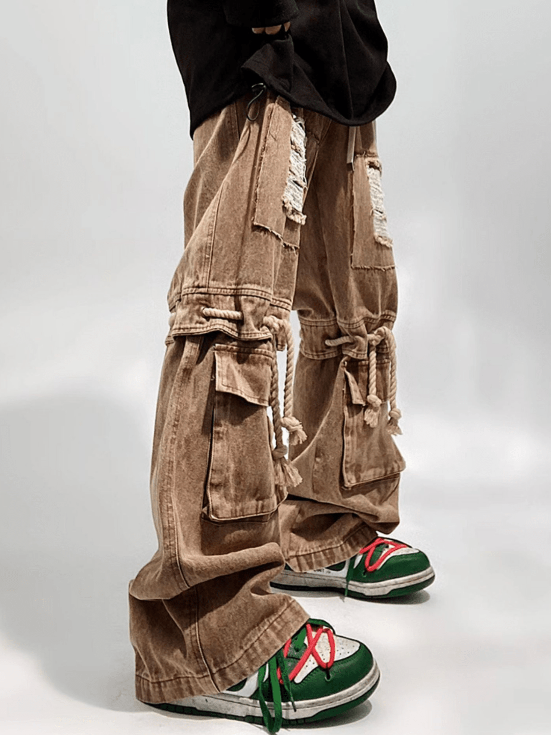 vintage straight wide leg pants   FE0105