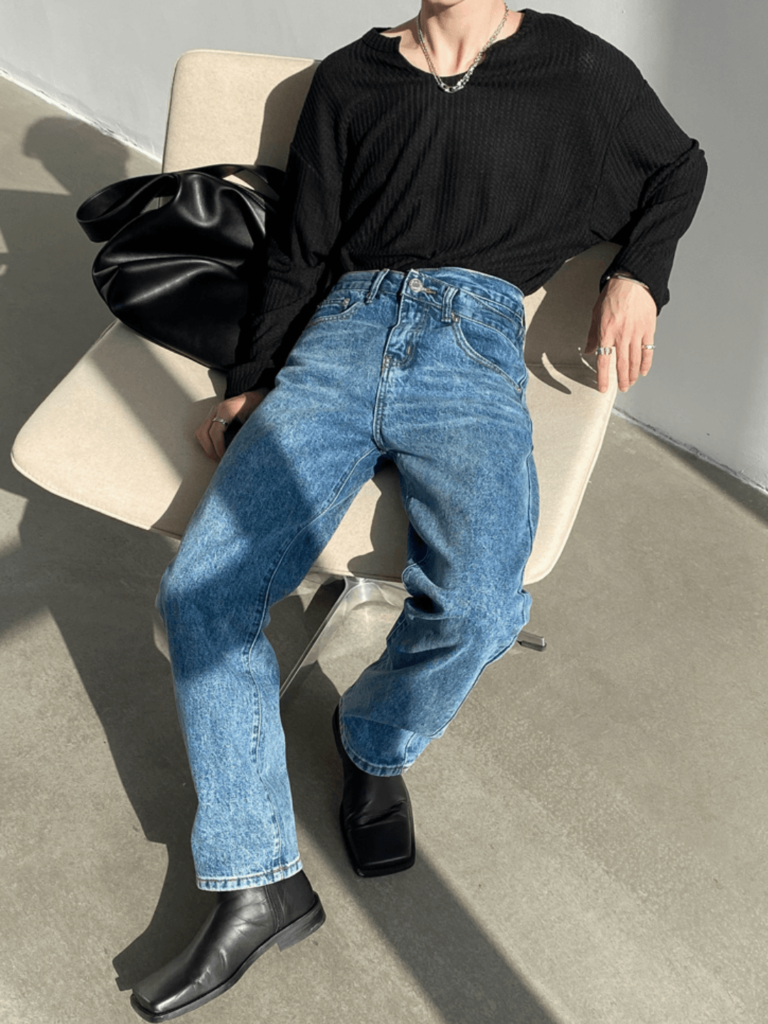 [GENESISBOY] thin bump t-shirt   FE0545