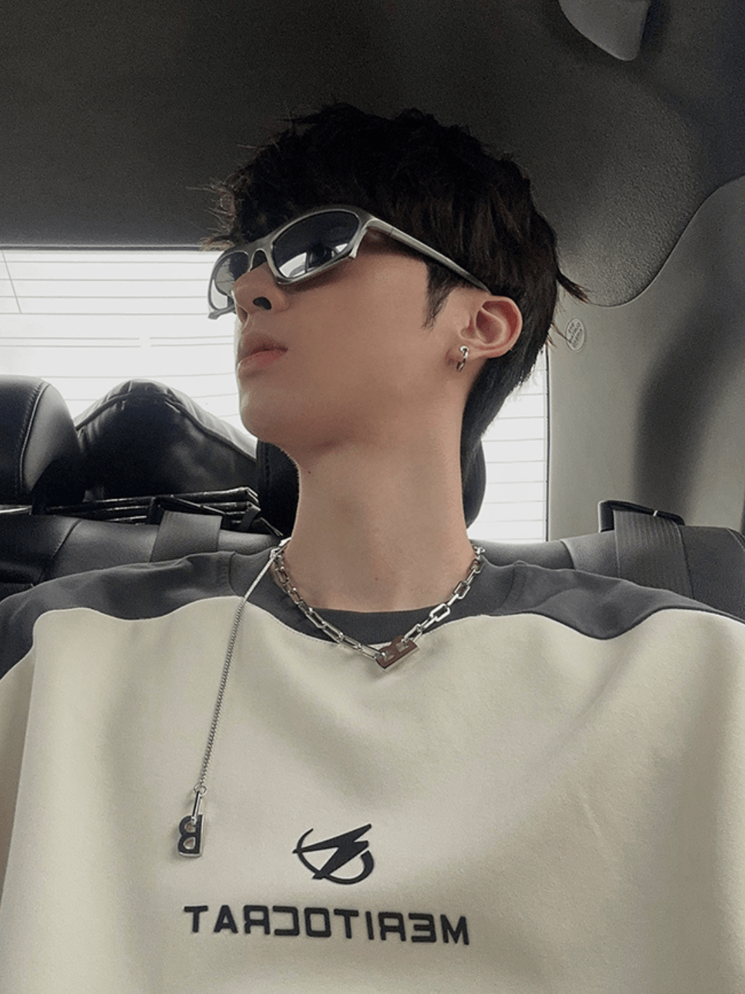 [JH HOMME] loose summer half-sleeve design t-shirt   FE0544