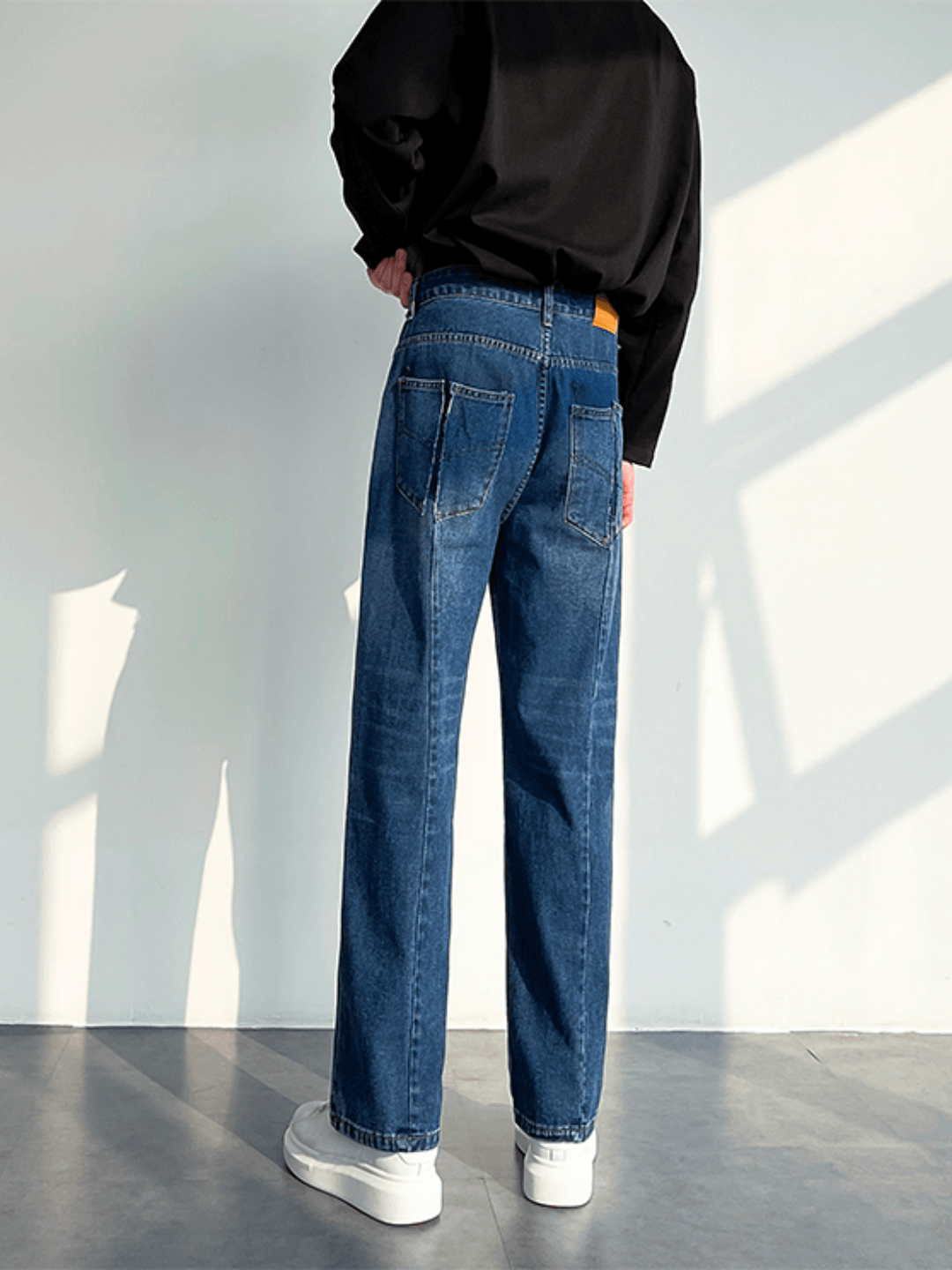 [HOHO] Loose Straight Denim Pants  FE0423