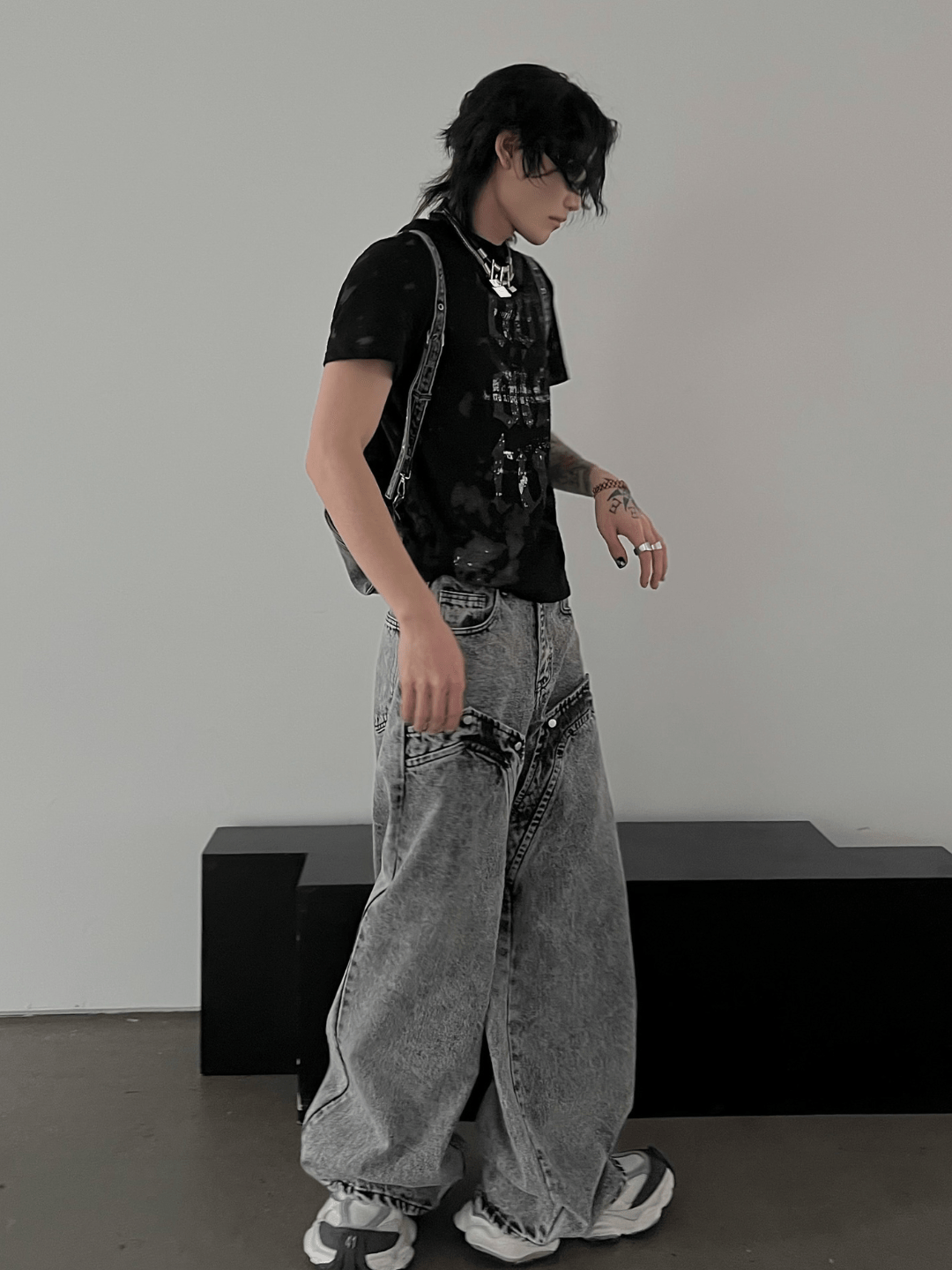 [SOULWORKER] punk genderless t-shirt   FE0541