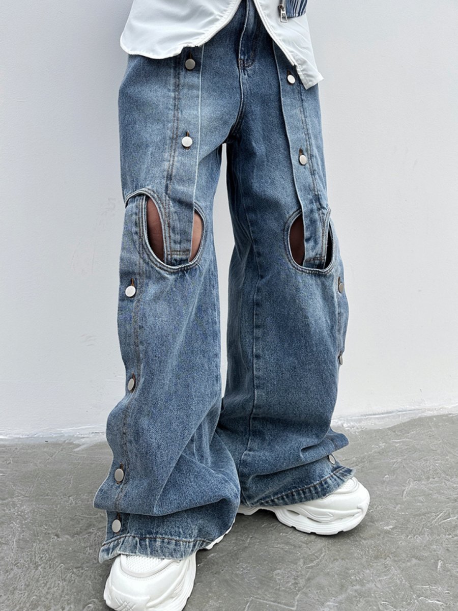 straight wide-leg jeans  FE0109